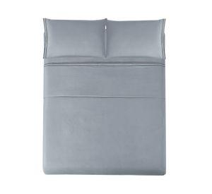 Juego de sábanas King microfibra Bordada gris