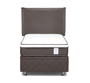 Boxet Nstyle 4 Plus 1 plaza + respaldo Maurice chocolate