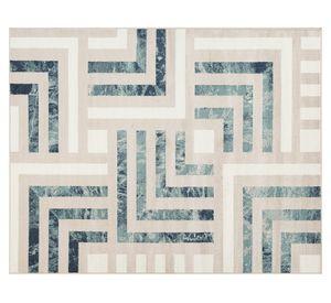 Alfombra 160x235 cm Jungle azul