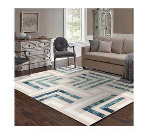 Alfombra 160x235 cm Jungle azul