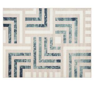 Alfombra 200x280 cm Jungle azul