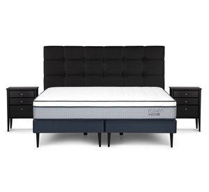 Cama europea King Indie + set Issey grafito