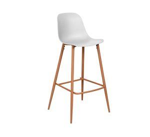 Silla bar 102x37x46 cm blanco