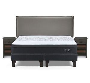 Cama europea Tempo king base dividida + set Maurice gris