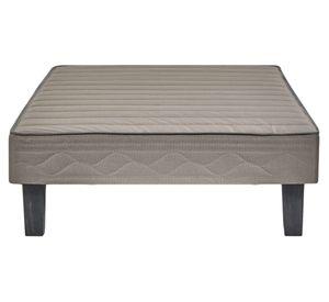 Base cama europea 1.5 plazas café claro