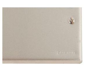 Placa aluminio oxidal cubre caja Bticino
