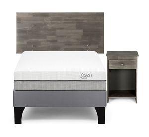 Cama 1.5 plazas Pratta + set Tabor GRF