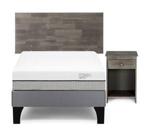 Cama 1 plaza Pratta + set Tabor GRF