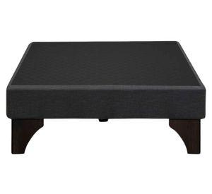 Base cama europea 1.5 plazas negro