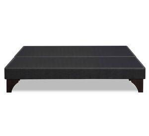 Base dividida cama europea súper king negro