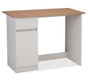 Cama europea Nuvola 1 plaza + escritorio olmo alpino