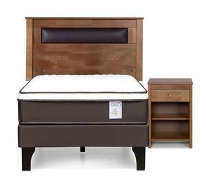Cama europea 1.5 plazas New style 4 Plus + set Ferrara