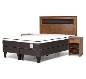 Cama europea 2 plazas New style 4 Plus base dividida + set Ferrara