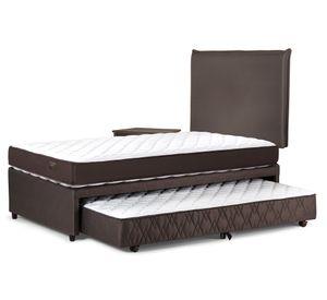 Diván Ergo T 1.5 plazas + set Maurice chocolate