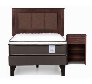 Cama europea 1.5 plazas New style 4 Plus + set Rachel