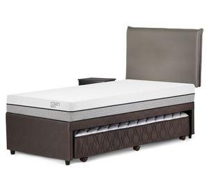 Diván cama 1.5 plazas Pratta + set Maurice gris