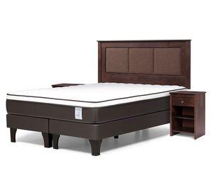 Cama europea 2 plazas New style 4 Plus base dividida + set Rachel