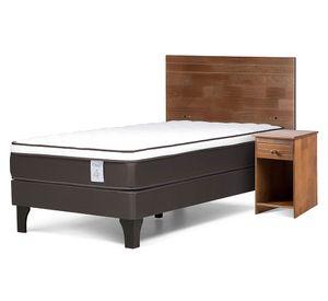 Cama europea 1.5 plazas New Style 4 plus + set Tabor café