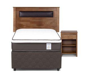 Diván New Style 4 Plus 1.5 Plazas Base Normal + Set Ferrara