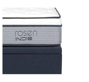 Boxet Indie 1.5 plazas + respaldo Issey azul + velador