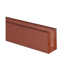 Perfil terminal U 2,40 m Treillage redwood