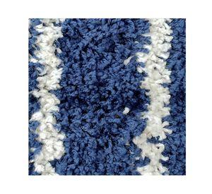 Alfombra grande Begonia polipropileno azul line 150x200 cm