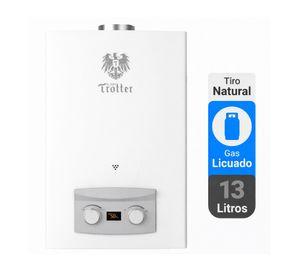 Calefont ionizado tiro natural 13 lt gas licuado ATMD Albin Trotter