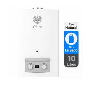 Calefont ionizado tiro natural 10 lt gas licuado ATMD Albin Trotter