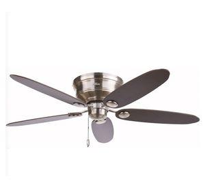 Ventilador de techo 52" Low Profile negro 60 W