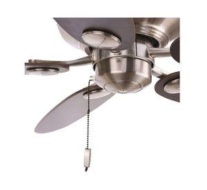 Ventilador de techo 52" Low Profile negro 60 W
