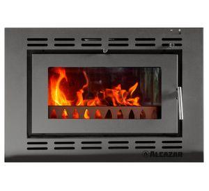 Estufa a leña 26700W Mont Blanc gris charcoal Alcazar
