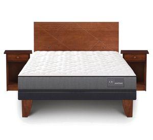 Cama europea 2 plazas Anatomic patas + set Villarrica