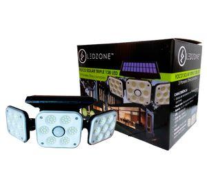 Foco solar triple 138 led 1.8 W