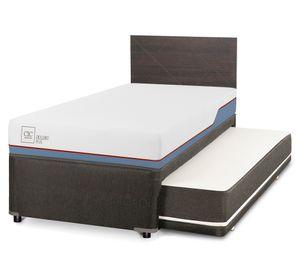 Diván 1.5 plazas Excellence Plus +  Respaldo Villarrica gris