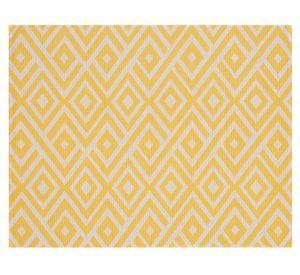 Alfombra 160x230 cm Cotton Kali yellow