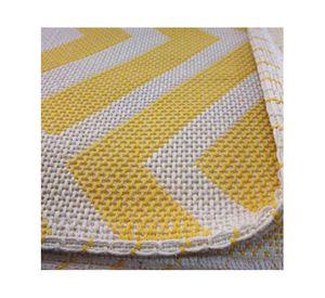 Alfombra 160x230 cm Cotton Kali yellow