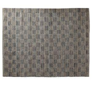 Alfombra Tibet yute negro 240x340 cm