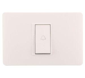 Pulsador timbre armado 10A 250V PU1102 blanco Bticino