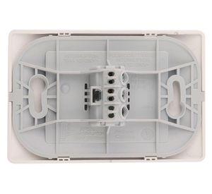 Pulsador timbre armado 10A 250V PU1102 blanco Bticino