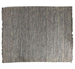 Alfombra grande Empty yute melange/negro 160x230 cm