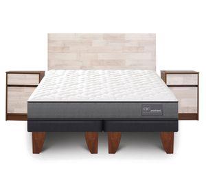 Cama europea king Anatomic patas + set Legno