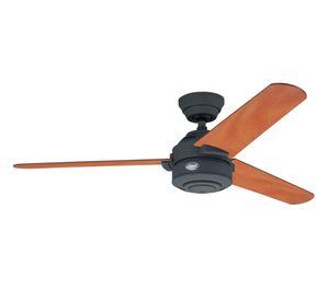 Ventilador de techo Carrera 52'' negro café 100 W