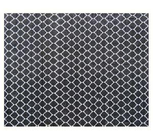 Alfombra grande Kala D1 PVC negro 200x300 cm