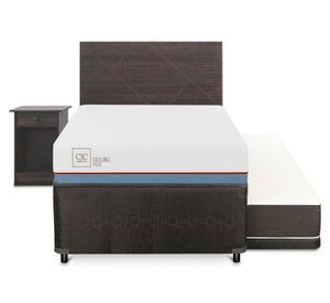 Diván 1.5 plazas Excellence Plus +  Set Villarrica gris