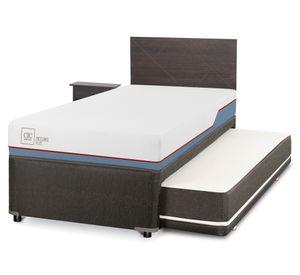 Diván 1.5 plazas Excellence Plus + Set Villarrica gris