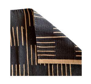 Alfombra Nepal yute negro 240x340 cm