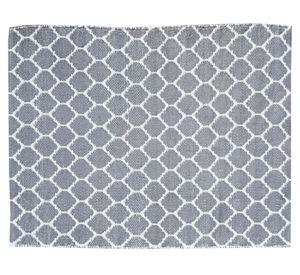 Bajada de cama Kala D1 PVC gris 70x110 cm