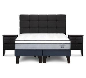 Cama europea Indie 2 plazas base dividida + Set Issey
