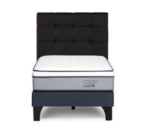 Cama europea Indie 1.5 plazas + Respaldo Issey