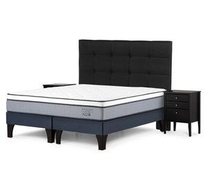 Cama europea Indie 2 plazas base dividida + Set Issey